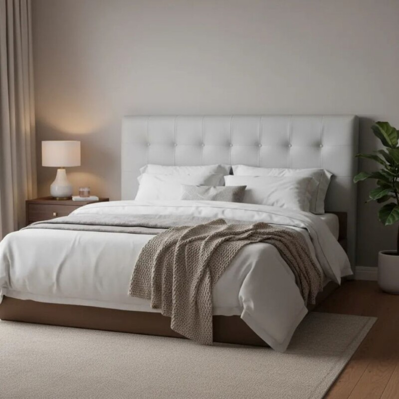 RESPALDO 2.00 MTS - TAPIZADO PU GRIS RESPALDO 2.00 MTS - TAPIZADO PU GRIS