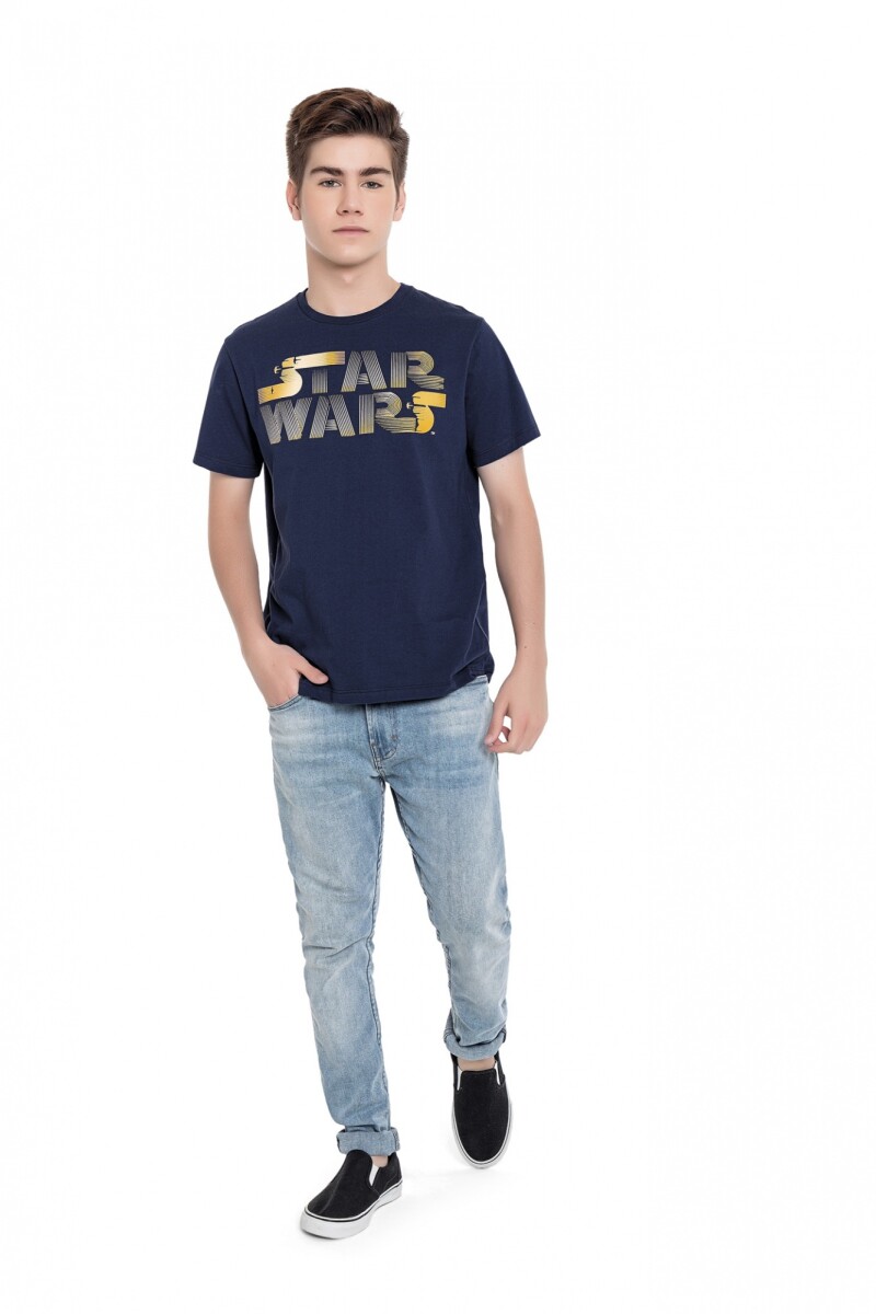 Camiseta en tejido de punto Star Wars - AZUL MARINO 
