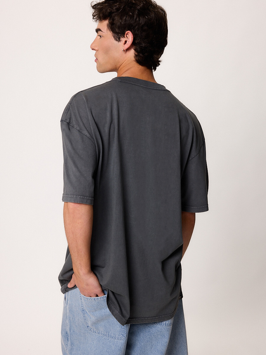 T-SHIRT M/C RODERY DIXIE Gris Oscuro