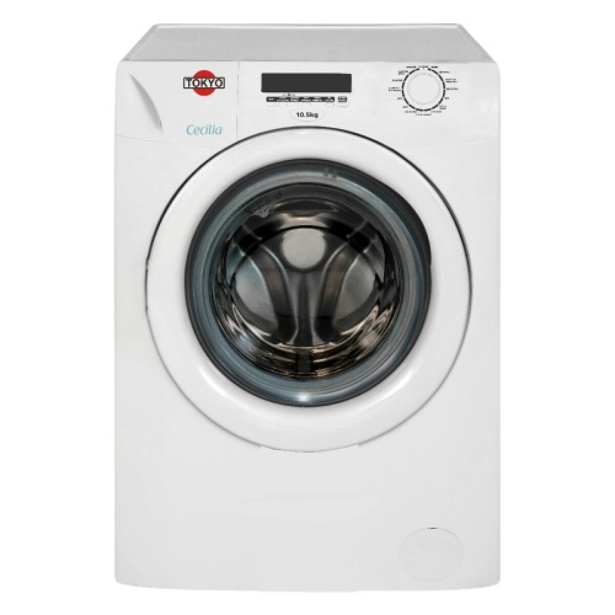 Lavarropas Automática Tokyo 10,5 kg CECILIa INVERTER NEXT Carga Frontal 