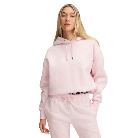 UA Icon Fleece OS Hoodie-PNK PNK-647