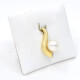 Dije en oro 18k con brillante y perla Dije en oro 18k con brillante y perla