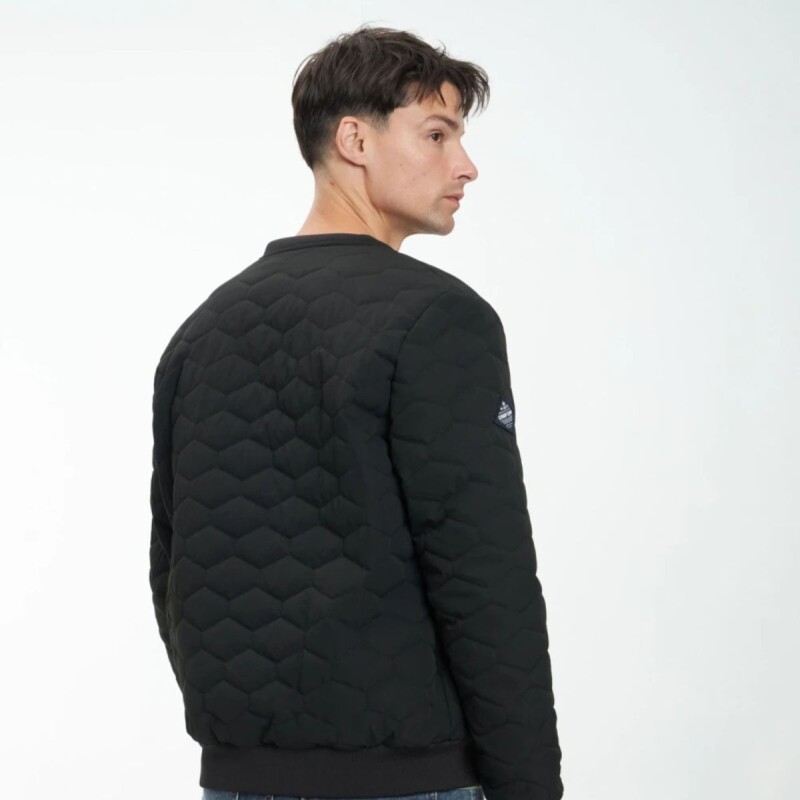 Campera Bomber LORD Uniform Negro
