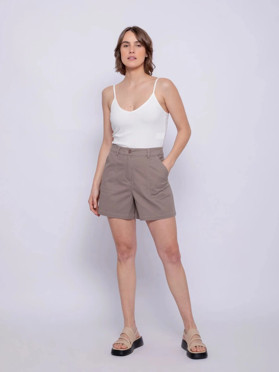 SHORT ALLIE SEGOVIA - TOSTADO 