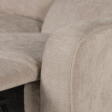 Sofá Pacific (Reclinable) - 3 cuerpos - Tela Microfibra XHR-3 (Beige)