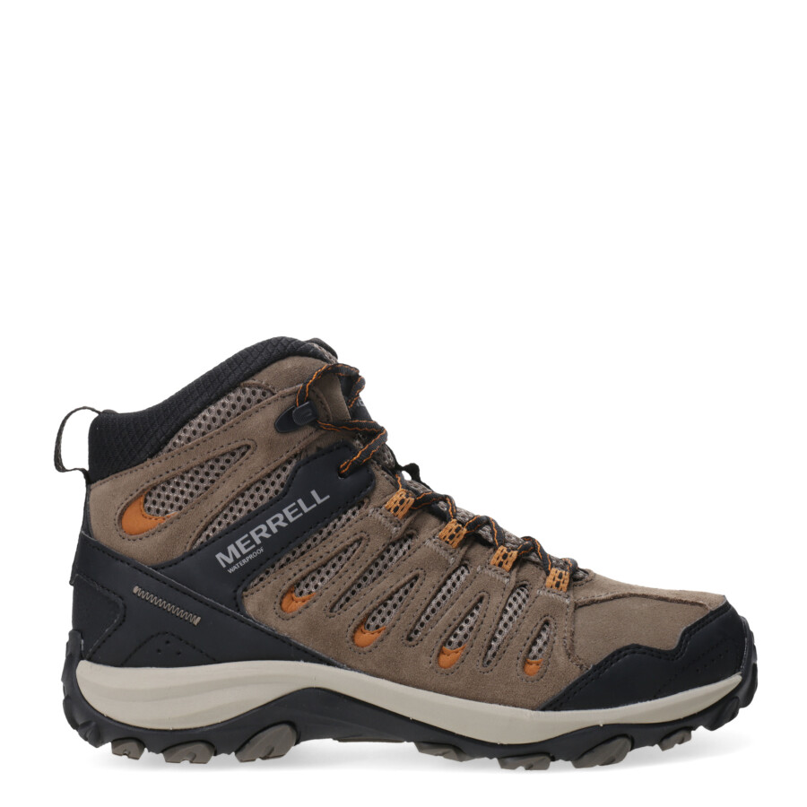 Botas de Hombre Merrell Crosslander 3 Mid WP Marrón - Negro