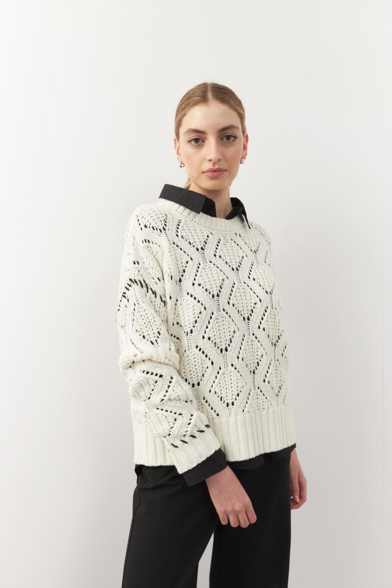 SWEATER ORAZIA Hueso