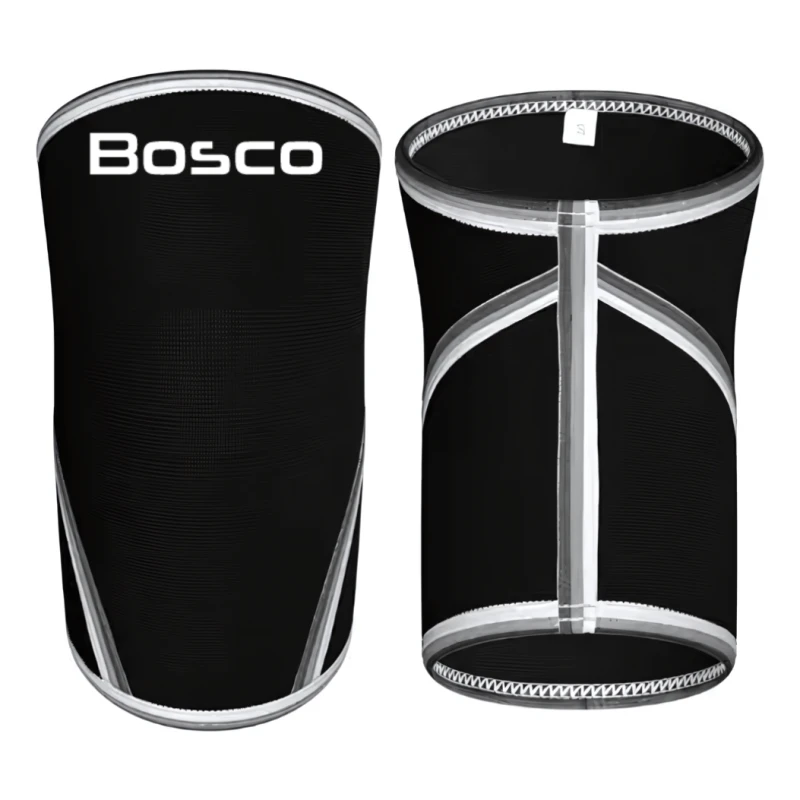 Rodillera Deportiva De Neopreno Bosco Negro Crossfit Gym Negro