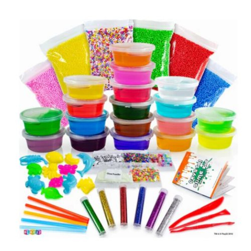 Kit Slime 18 colores - 64 piezas Kit Slime 18 Colores - 64 Piezas