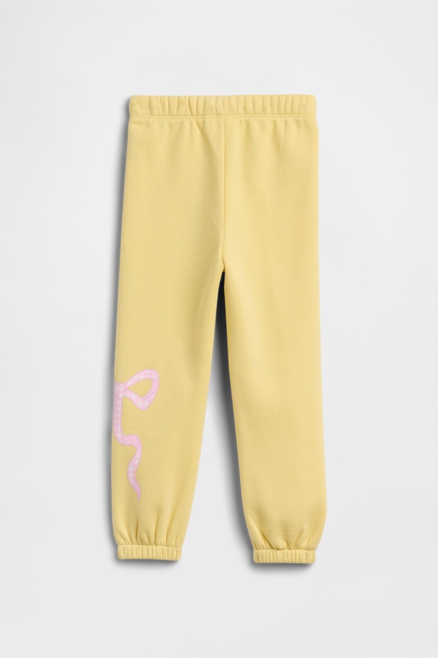 Pantalón Deportivo Logo Gap Toddler Niña Spring Yellow