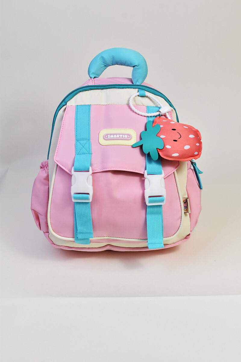 Mochila Infantil con Bolsillo - Rosado 