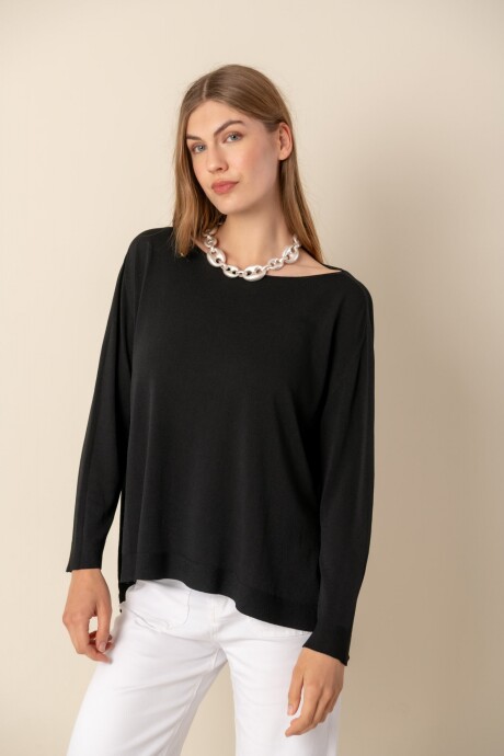 Sweater Mink Negro