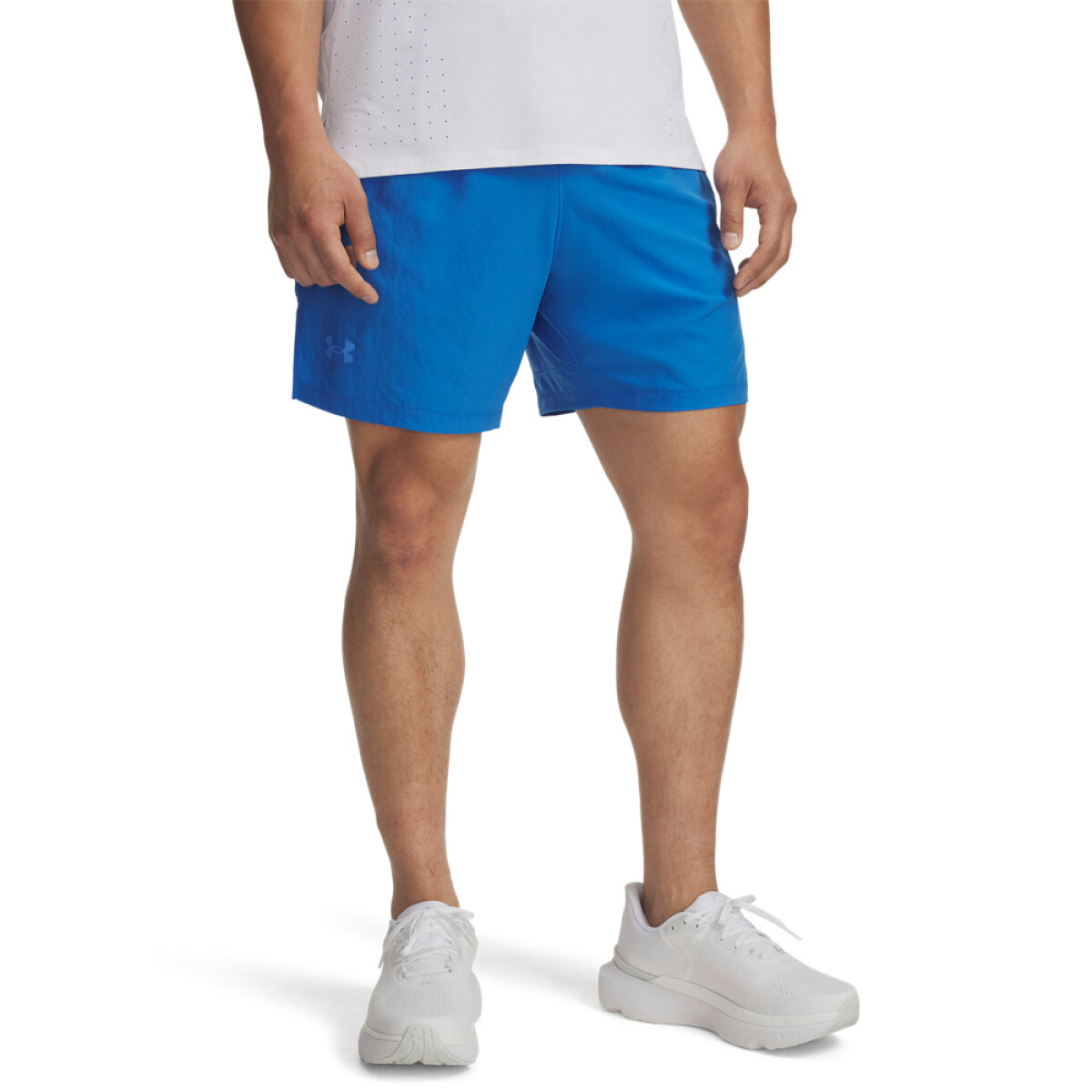 UA LAUNCH PRO 2n1 7'' SHORTS-BLU - BLU-402 