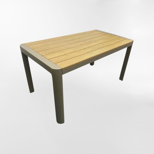 MESA DE EXTERIOR BRONTE Gris - RECTANGULAR