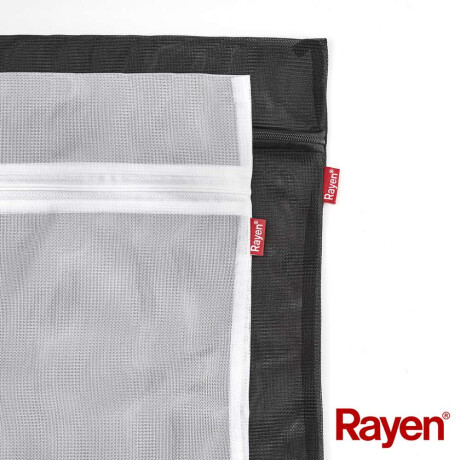 2 BOLSAS P/ LAVADORA/SECADORA 44x35CM BLANCA-NEGRA.
