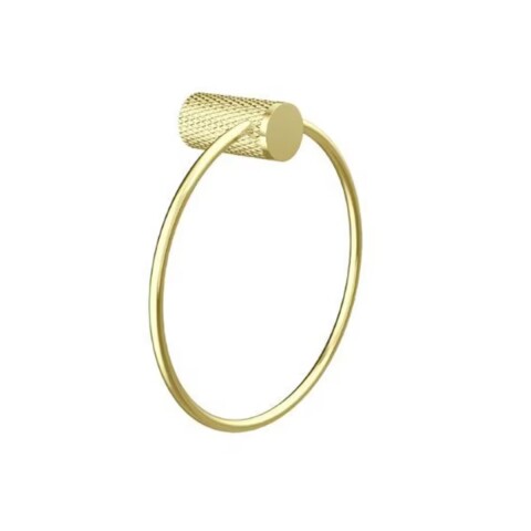 Toallero aro SIGNATURE oro cepillado Toallero Aro Signature Oro Cepillado