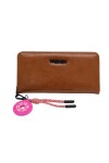 Billetera Trendy con llavero Camel