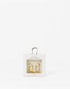 Aros Colgantes Cortos Metal Aros Cortos Eslabones Acero - Dorado