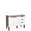 Mueble bajo mesada cocina Flamingo 120cm blanco Cozimax Mueble Bajo Mesada Cocina Flamingo 120cm Blanco Cozimax