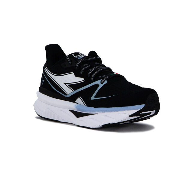 Championes Diadora Atomo V7000 Mujer Negro-blanco