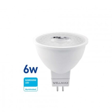 Lampara Led Dicroica GU5.3 - 6W Luz Fría Wellmax Lampara Led Dicroica GU5.3 - 6W Luz Fría Wellmax