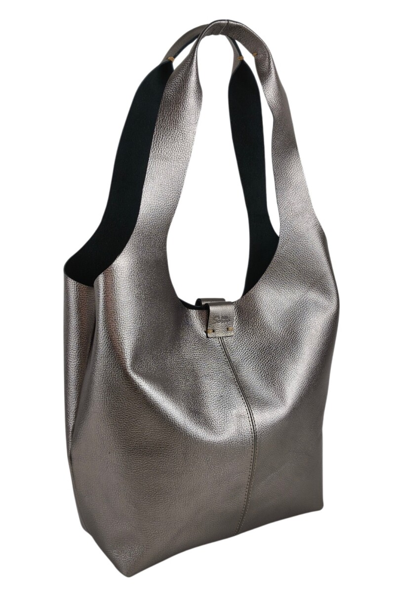 Tote Bag de Cuero Genuino Peltre