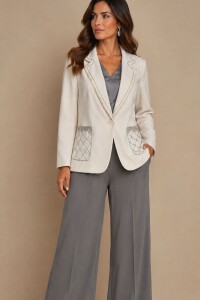 BLAZER FELICIA Marfil