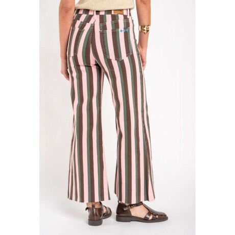 Jean Flared Rayado Multi