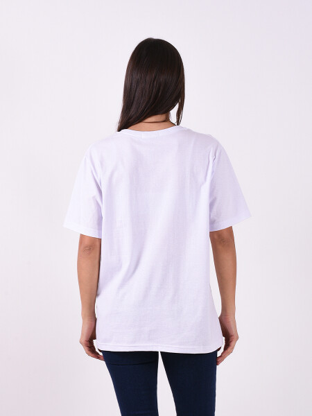 REMERA RISE AND SHINE BLANCO