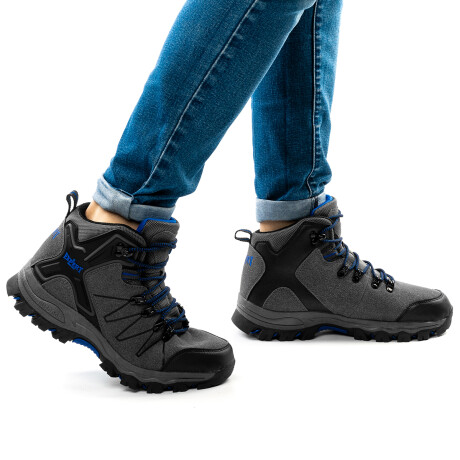 Calzado Botas Tácticas Outdoor Trekking Para Hombre Azul