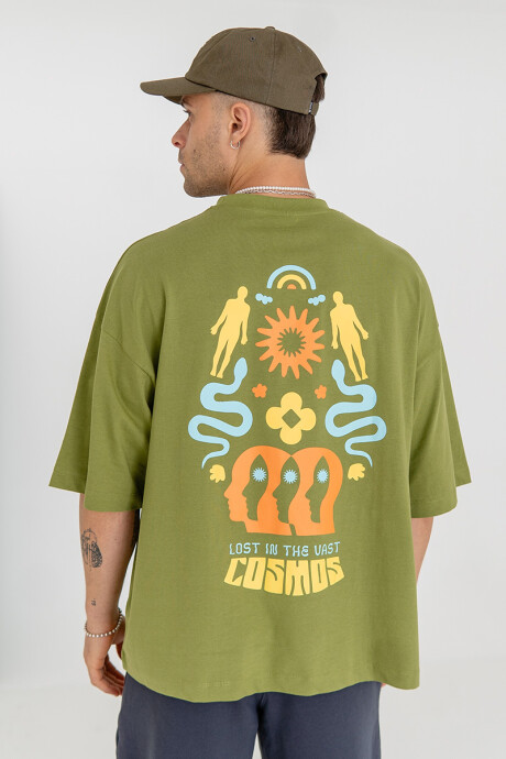 Remera Pulau Cosmos Verde