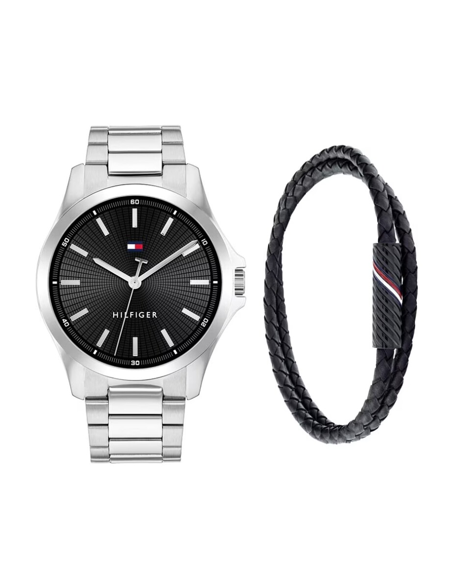 Set Reloj Y Pulsera Tommy Hilfiger 2770191 Para Hombre 