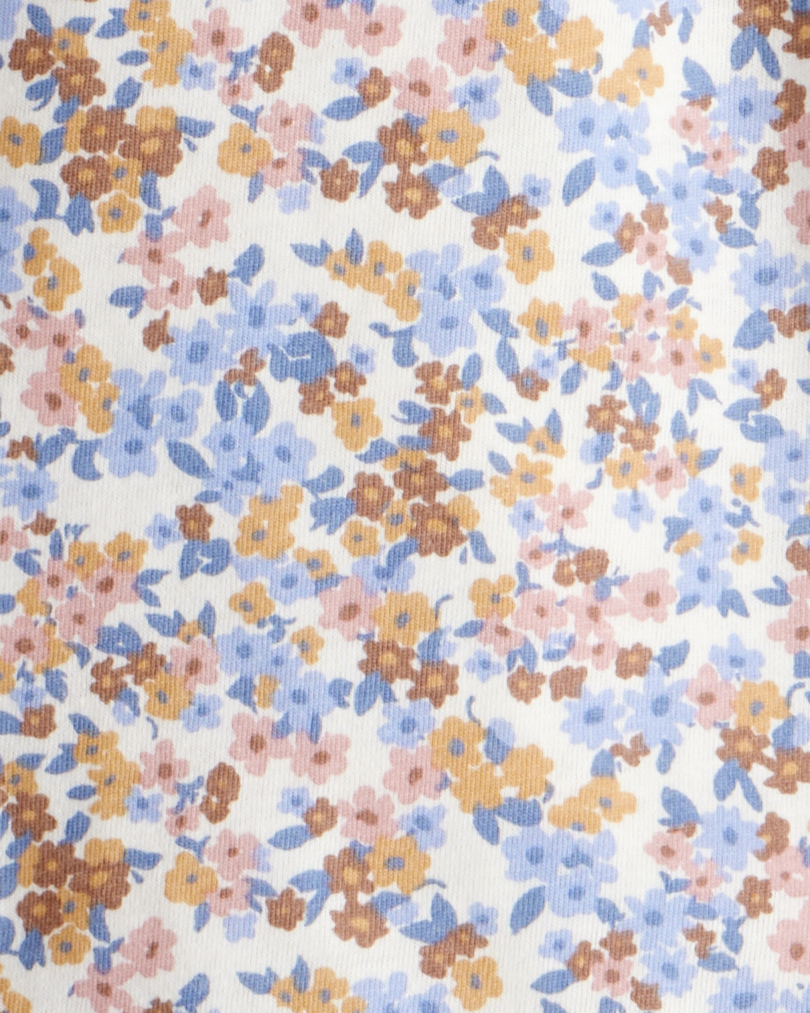 Blusa de algodón, diseño floral Blusa de algodón, diseño floral
