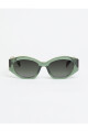 Tiwi Colette -611 Crystal Green-beige Top Line With Green Gradient Lenses
