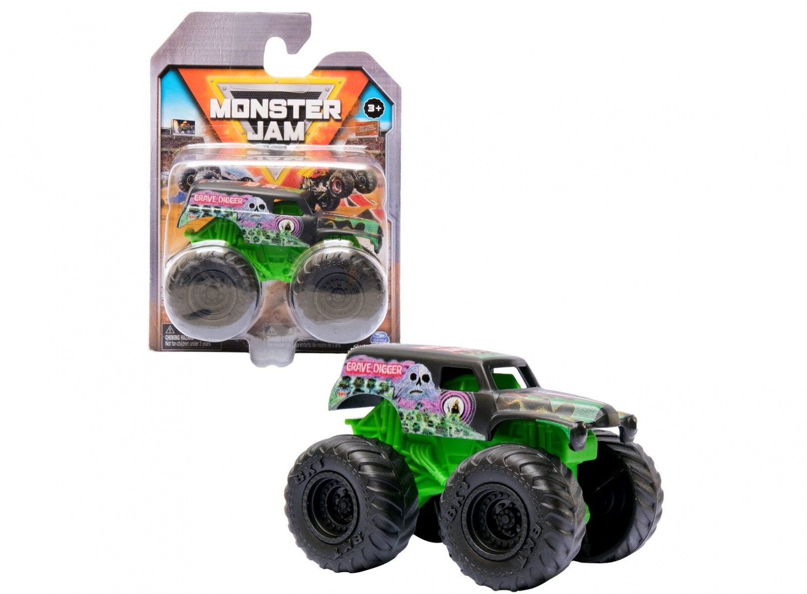 Vehiculos Monsters a escala 1:72 - Grave Digger 