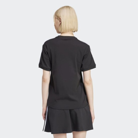 Remera Adidas 3 Rayas Negro