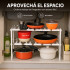 Organizador Estante Bajo Mesada Cocina 2 Niveles Calidad Organizador Estante Bajo Mesada Cocina 2 Niveles Calidad
