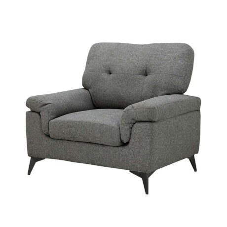 BUTACA Tela y Madera Natural Living Lamona Gris Oscuro