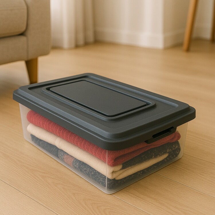 CAJA ORGANIZADORA APILABLE 36 LITROS Sin color