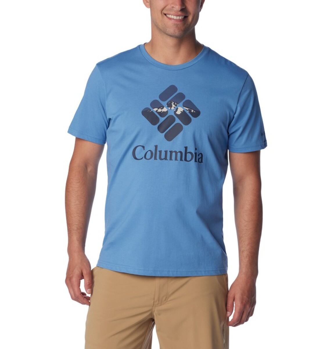 Remera Rapid Ridge Graphic Hombre - WHISPER 
