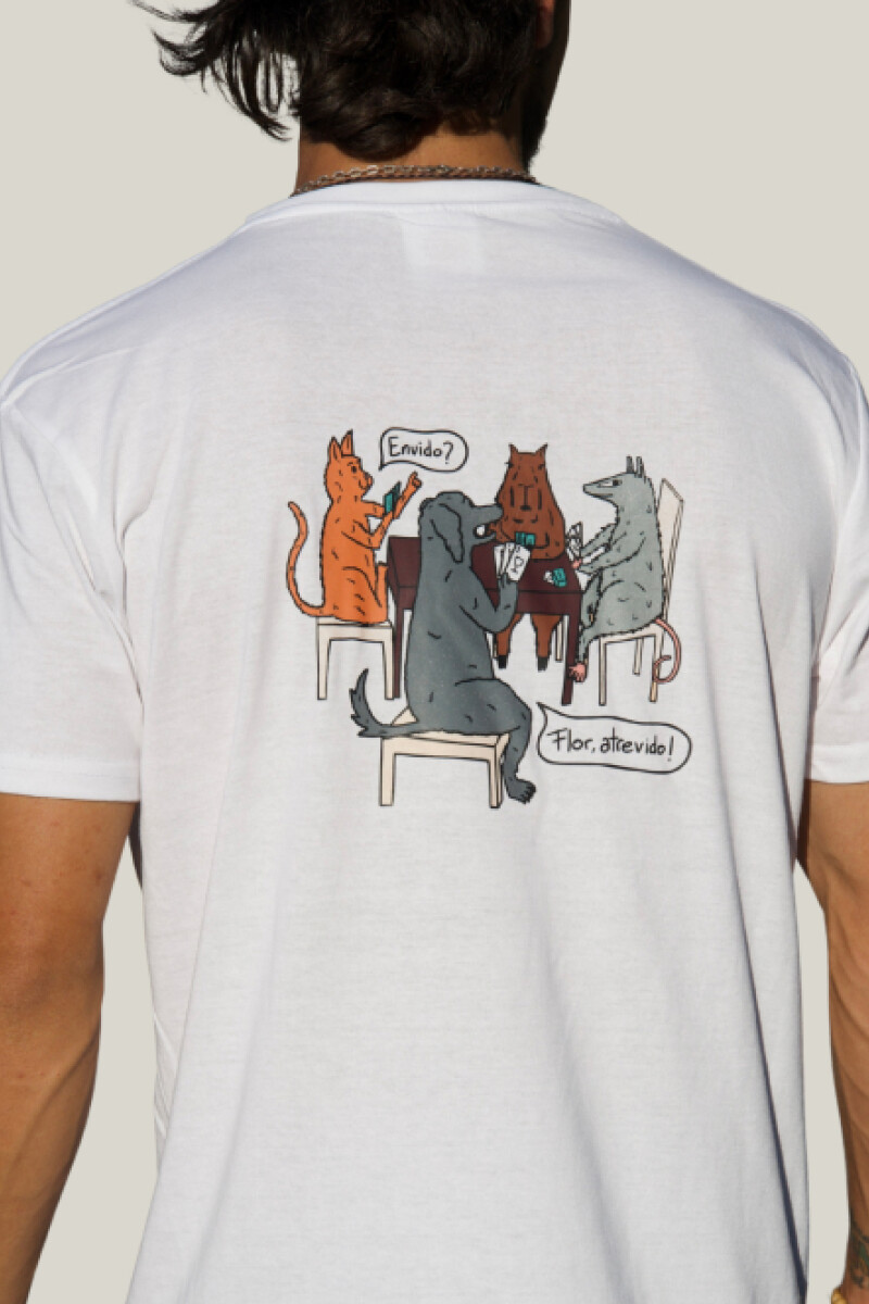 Camiseta Truco Brixton Blanca