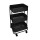 Carrito Organizador Multiuso Selecta Metálico 3 Estantes Negro