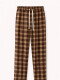 PANTALON PIJAMA FLANNEL MARRON OSCURO