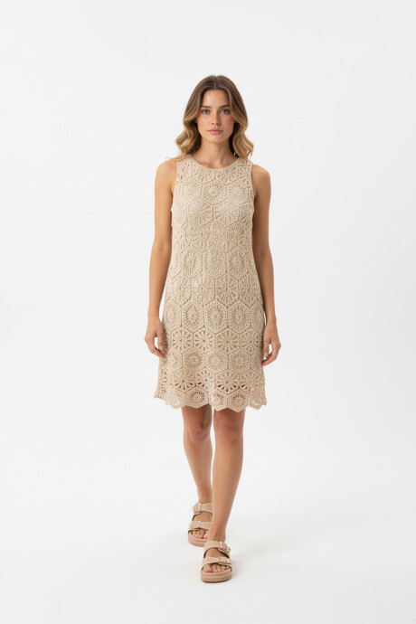 Vestido Avelina Crudo / Natural