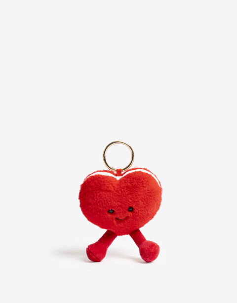 Rega Varios Plushie Charm Corazon Rojo - Rojo Cereza