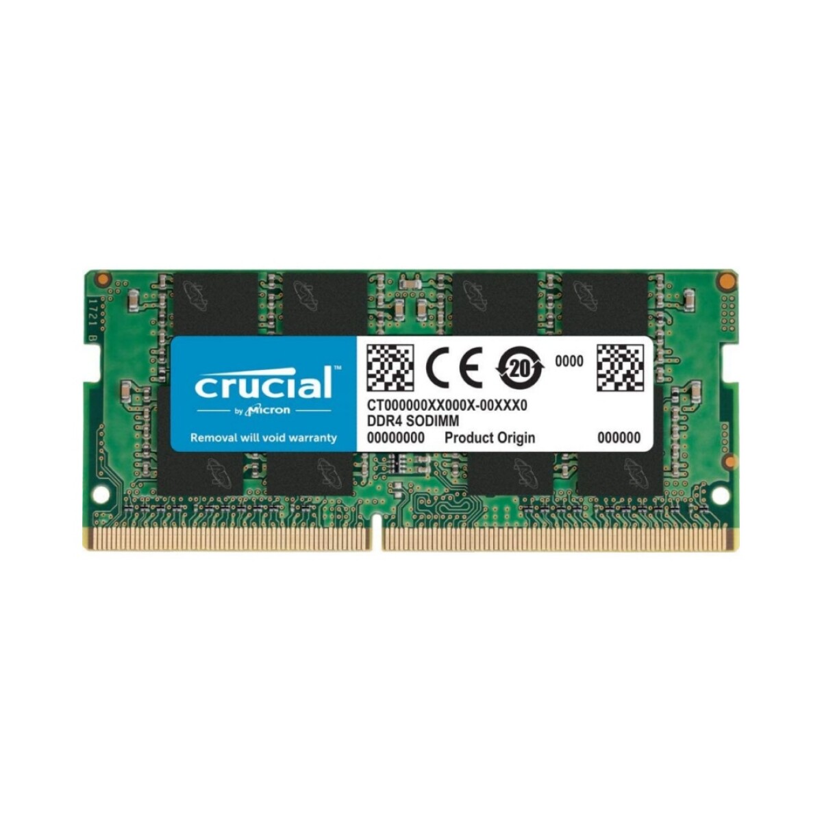 Memoria Ram Sodimm Crucial DDR4 16GB 3200Mhz 1.2v 