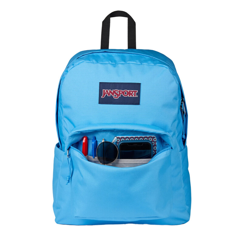 Mochila Jansport Superbreak Deep Juniper - Celeste Mochila Jansport Superbreak Deep Juniper - Celeste