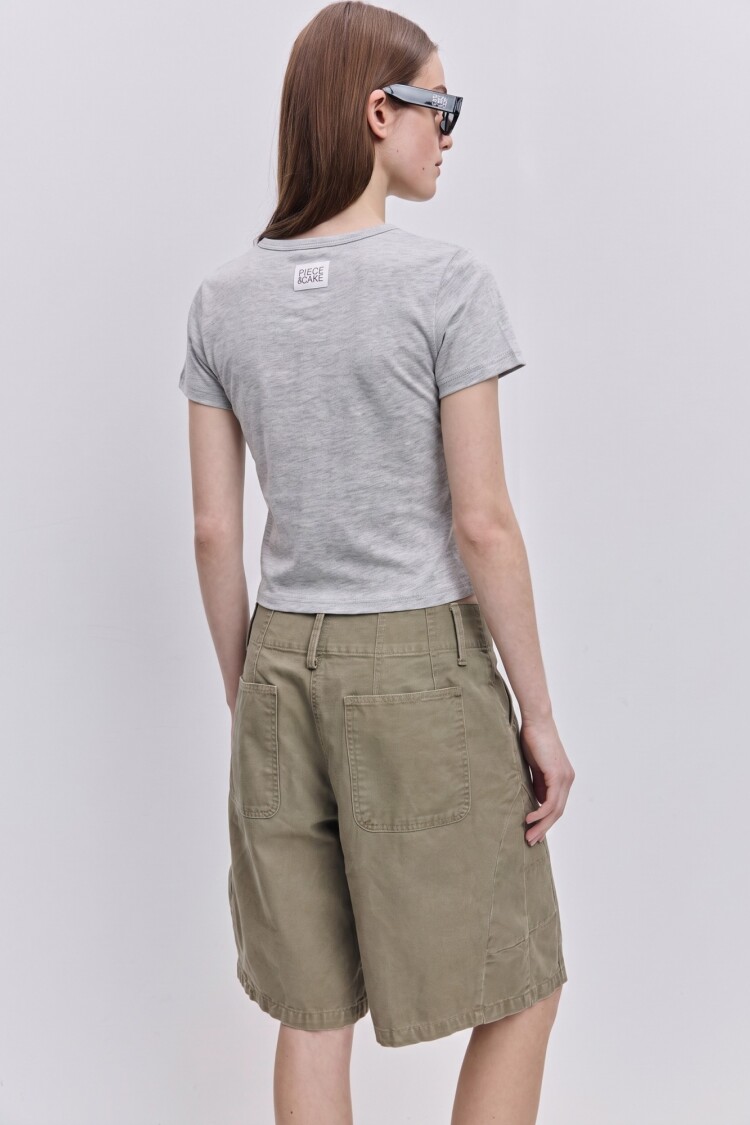 REMERA LLORADERA Gris Melange