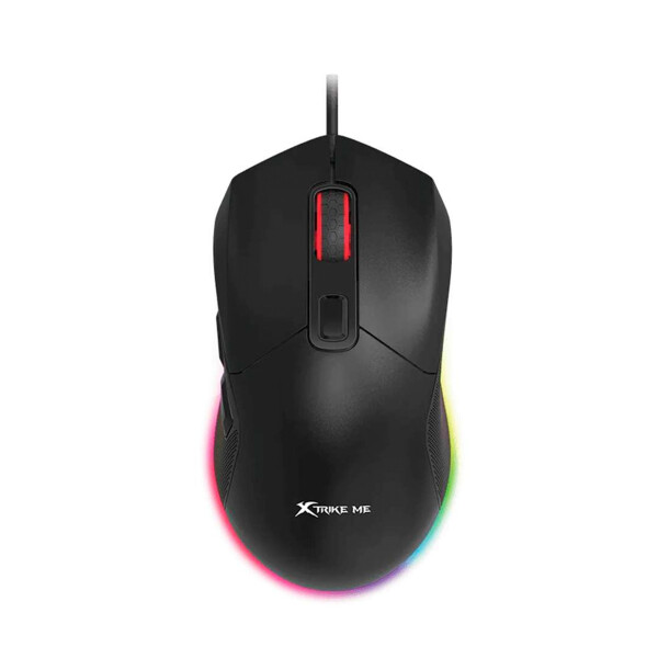 Mouse Óptico Gamer Xtrike Me GM-316 RGB 7200DP 13 Efectos Color Negro