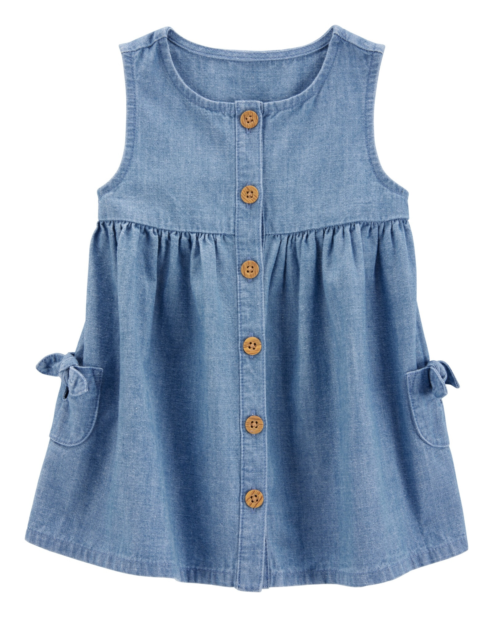 Vestido camisero de chambray Vestido camisero de chambray